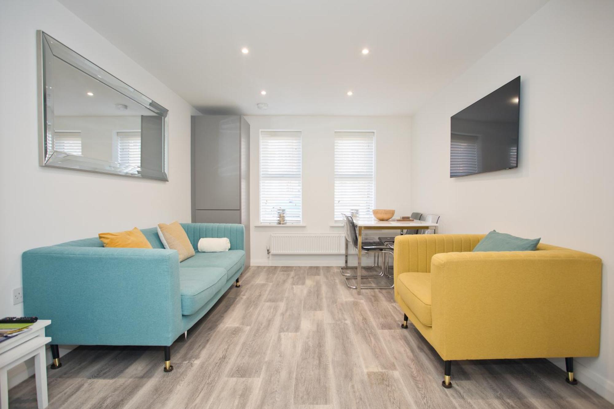 Sea Air - 2 Bedrooms - Parking - Mins To Beach Bournemouth Bagian luar foto